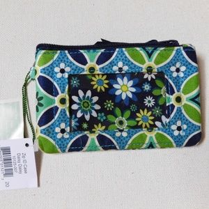 VERA BRADLEY Zip ID Case [daisy daisy] NWT